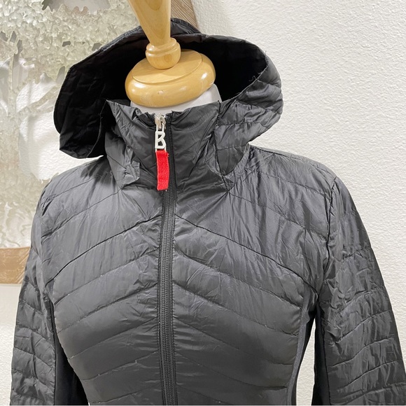 Bogner Fire+Ice Insulated Hooded Down Puffer Jacket Hybrid Black 4 XS - Picture 2 of 9